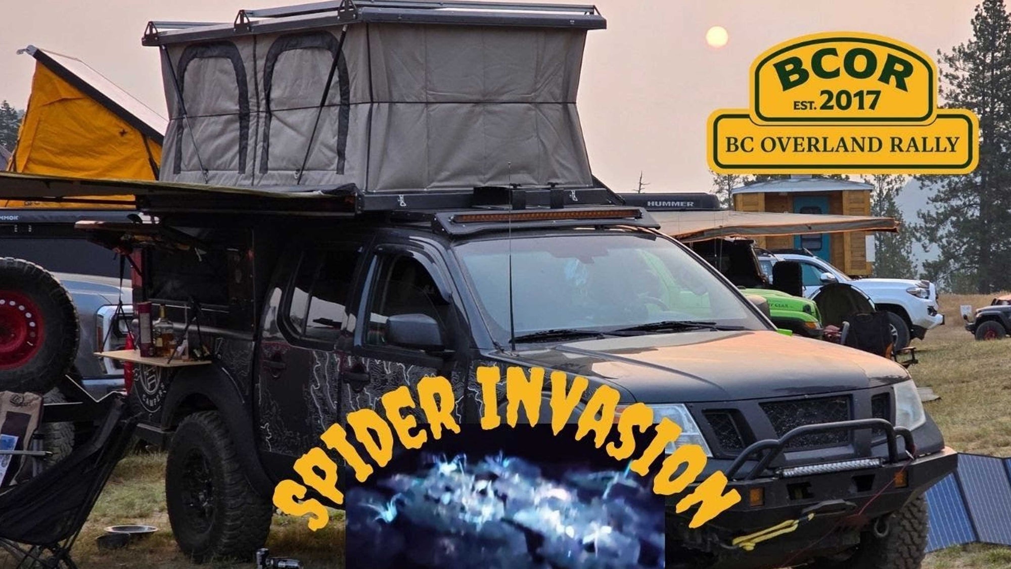 [Overland Alberta] BC Overland Rally Adventure: Waterfalls, Lakes, & Spider Invasion!