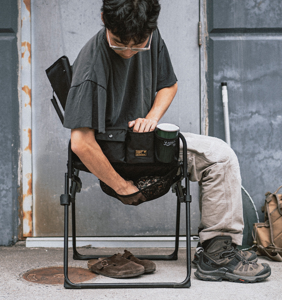 PEOS x SF Camp Chair with Storage