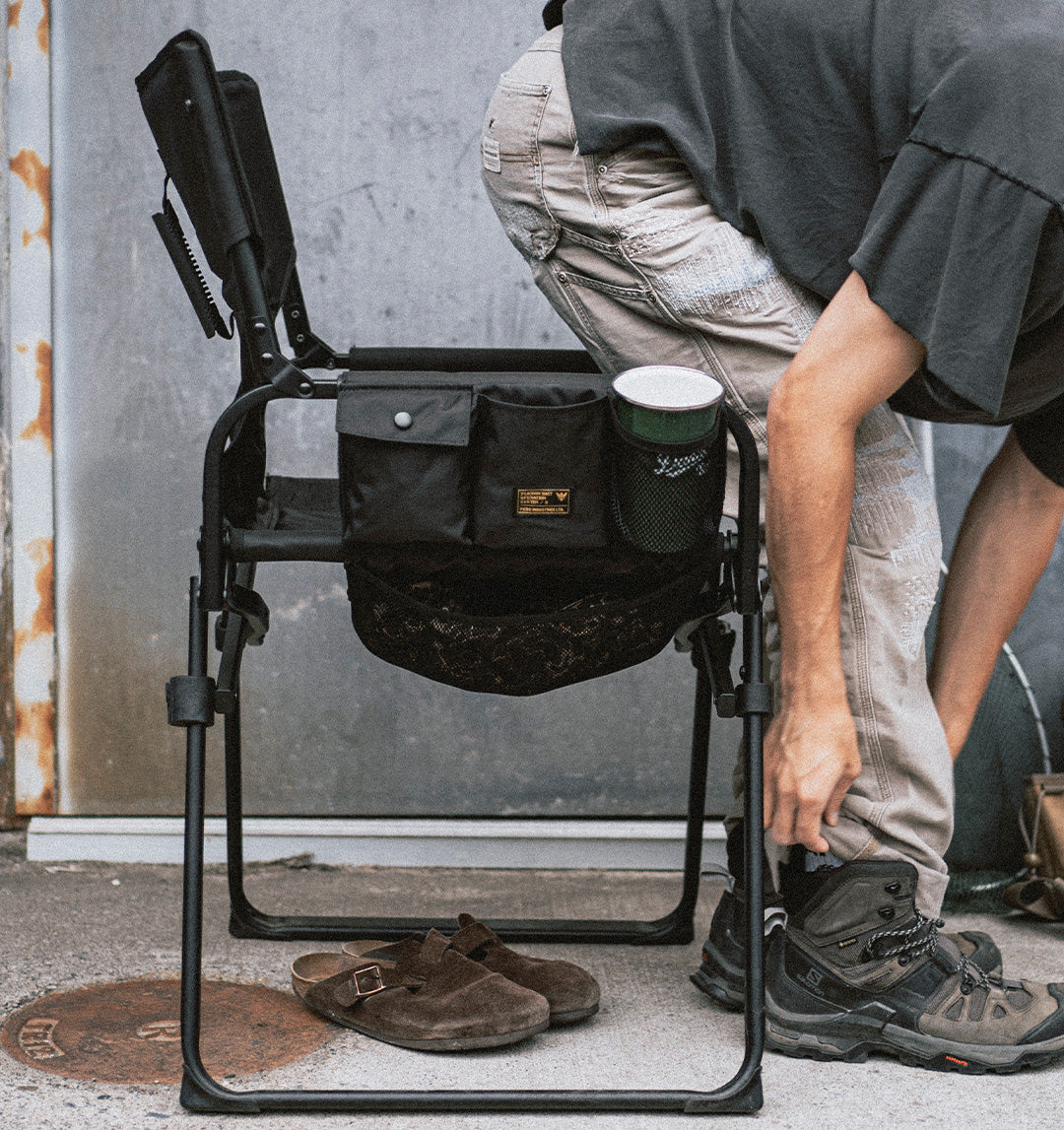 PEOS x SF Camp Chair with Storage