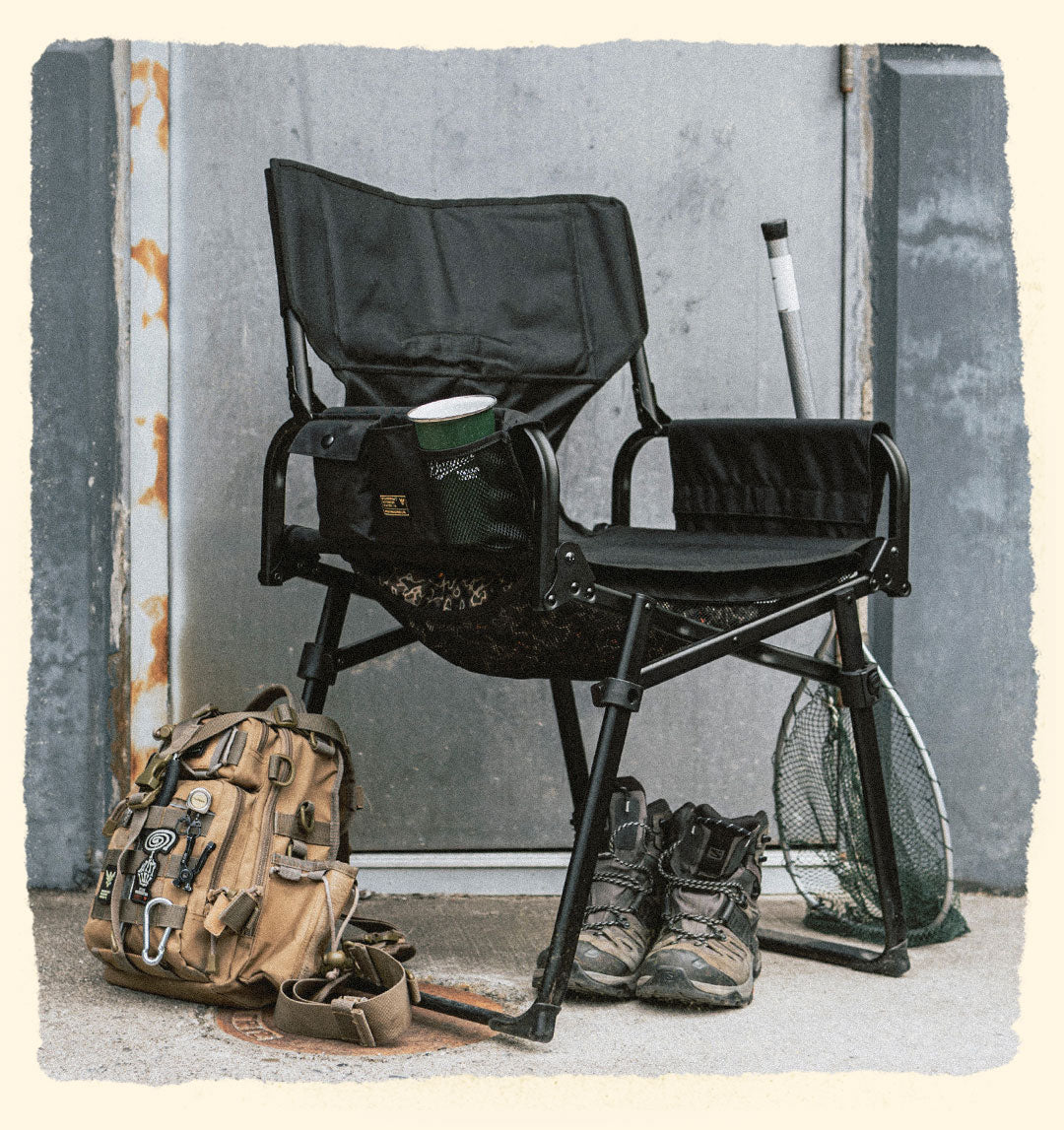 PEOS x SF Camp Chair with Storage